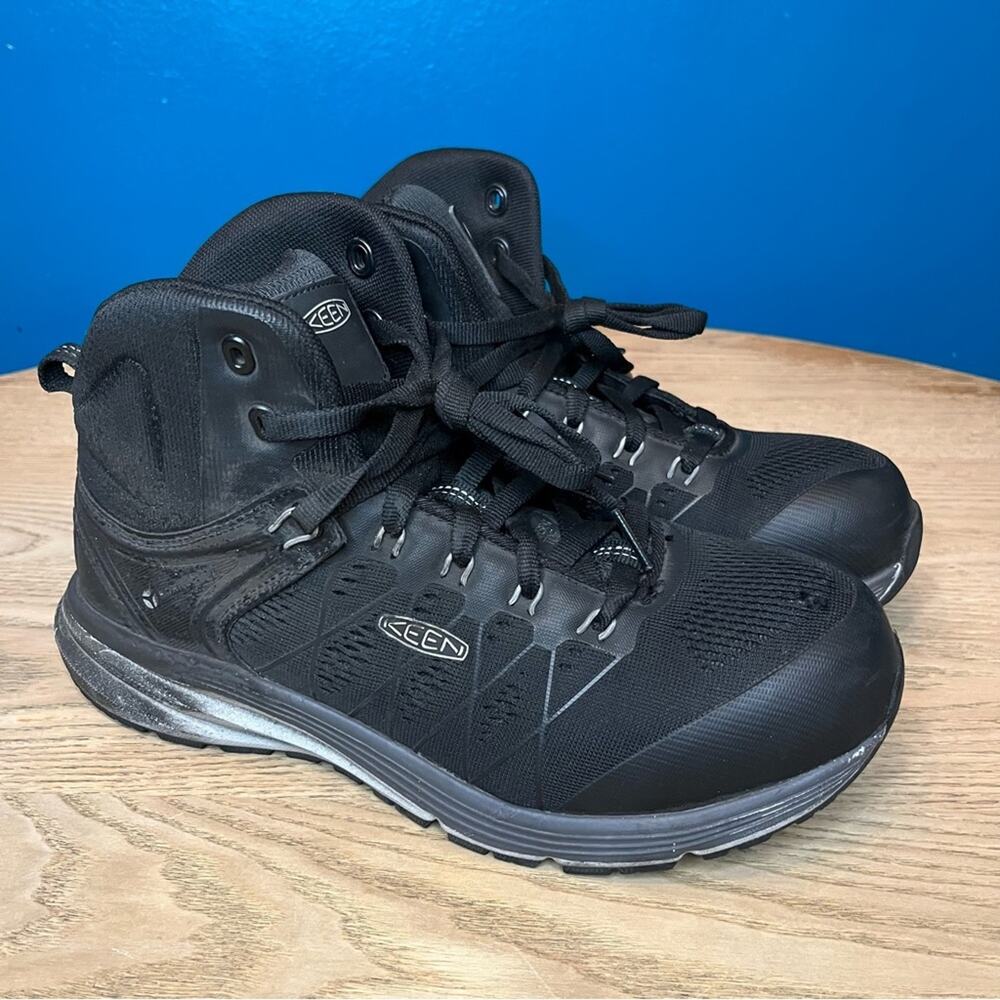 Keen Utility Women's Vista Energy Mid ESD Carbon Toe Work Safety Boot Size 9W